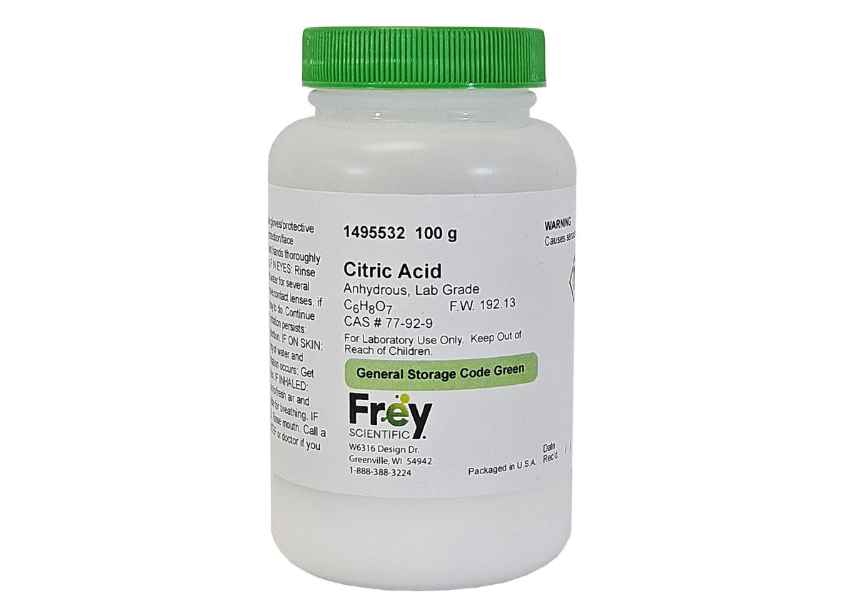 CHEM CITRIC ACID ANHYDROUS LG 100G