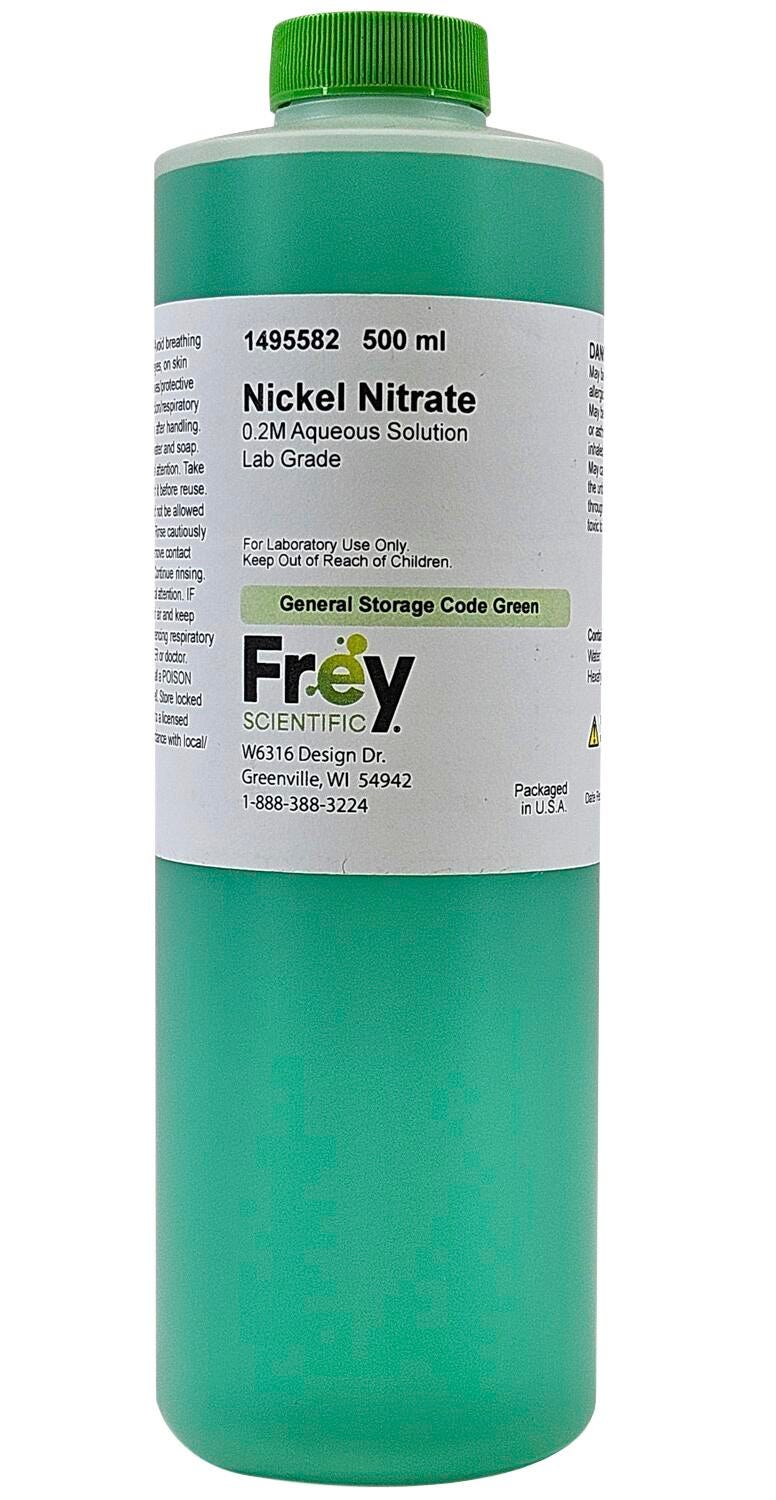CHEM NICKEL NITRATE 0.2M AQUEOUS LG 500ML