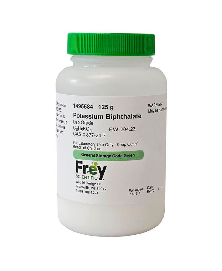 CHEM POTASSIUM BIPHTHALATE LG 125G