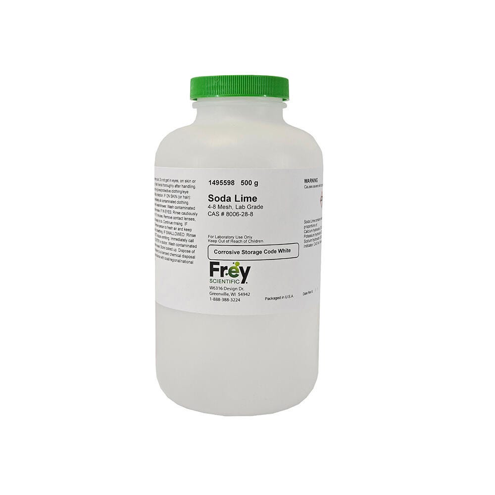 CHEM SODA LIME 4-8 MESH LG 500G