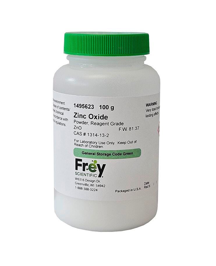 CHEM ZINC OXIDE PWD RG 100G