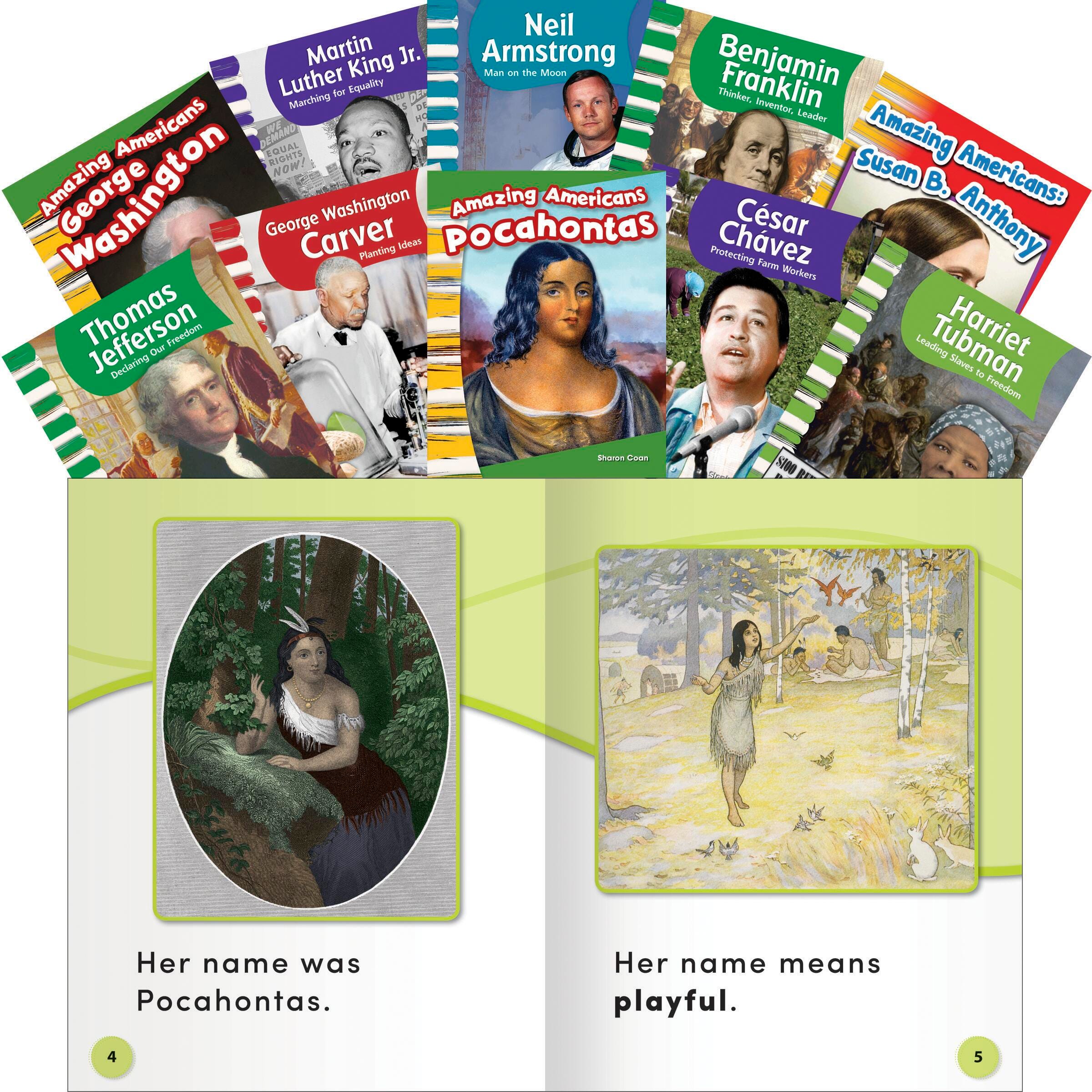 BOOKS BIOGRAPHIES GR K-1 SET OF 10