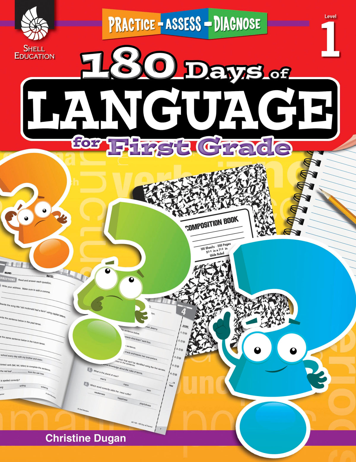 WORKBOOK 180 DAYS OF LANGUAGE GR 1