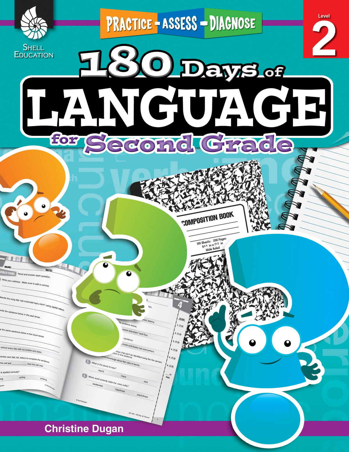 WORKBOOK 180 DAYS OF LANGUAGE GR 2
