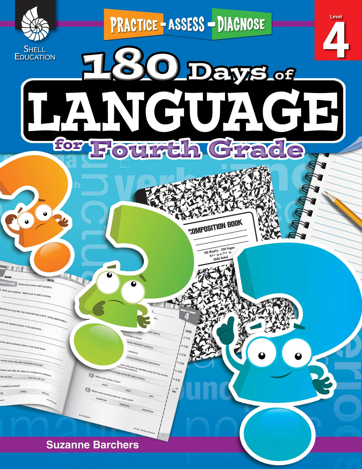 WORKBOOK 180 DAYS OF LANGUAGE GR 4