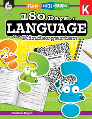 WORKBOOK 180 DAYS OF LANGUAGE GR K