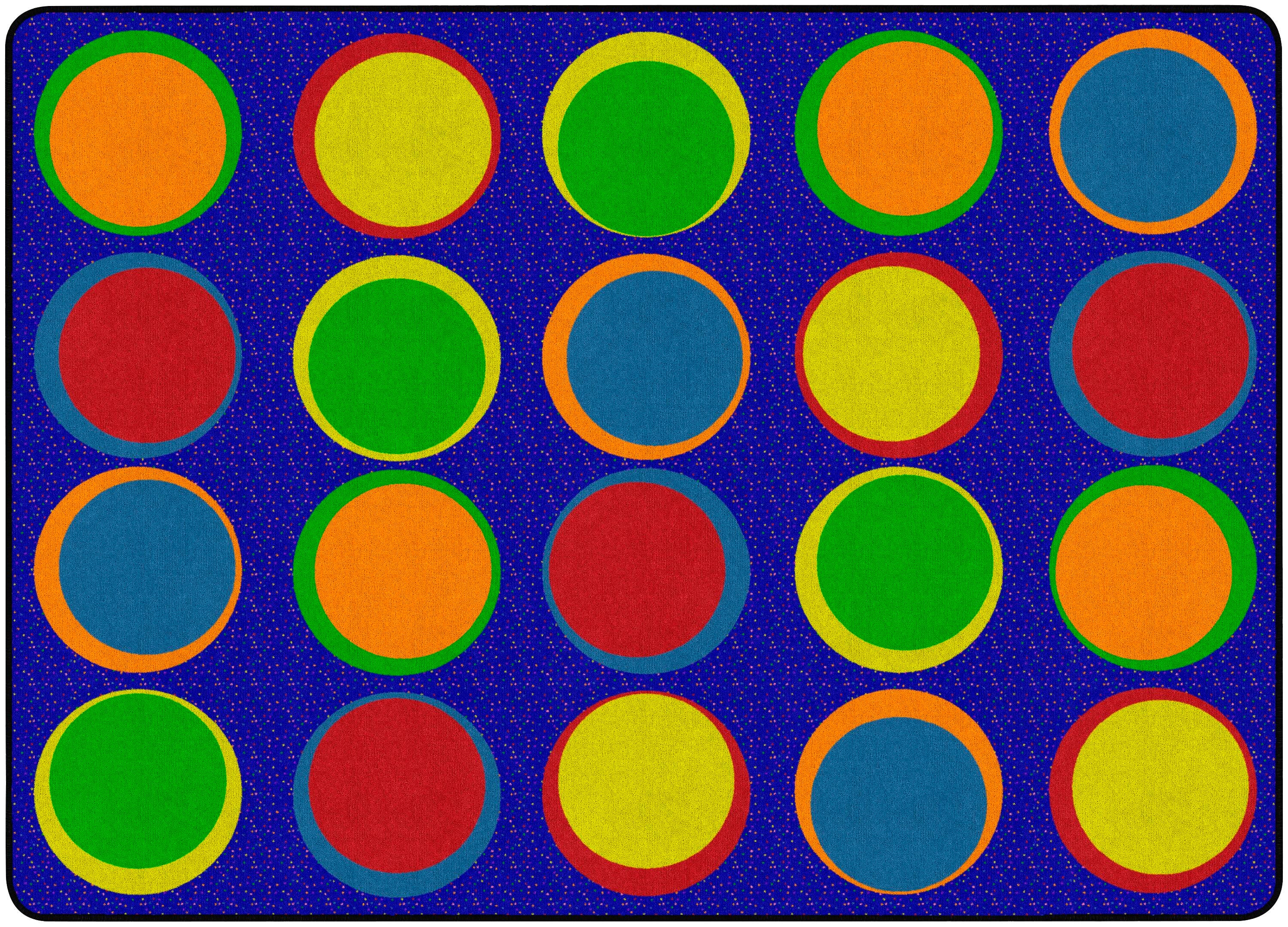 FLAGSHIP CARPETS - SITTING SPOTS PRIMARY - 6 FT X 8 FT 4IN RECTANGLE