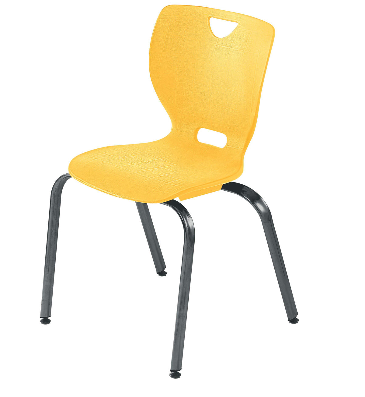 CHAIR - CLASSROOM SELECT - NEOMOVE ELLIPTICAL 4-LEG CHAIR - 18 IN - SPECIFY SEAT AND BACK COLOR - SPECIFY FRAME COLOR - SPECIFY GLIDE/CASTER TYPE - CHROME