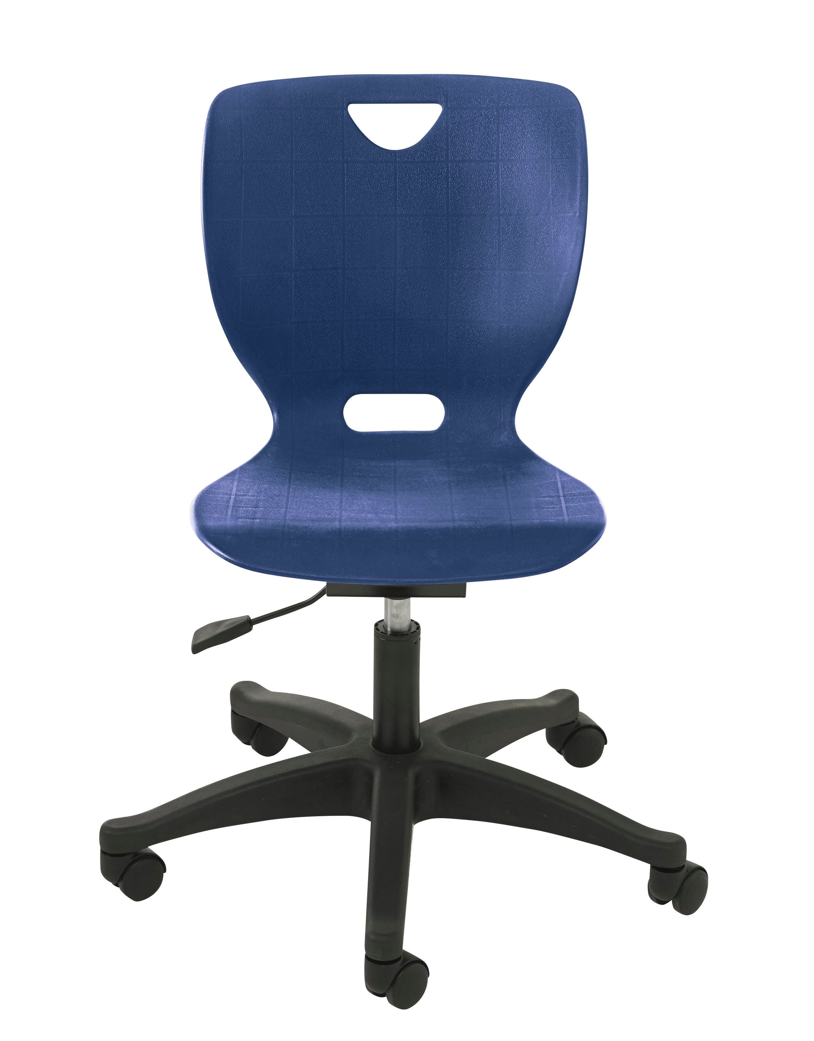 CHAIR - CLASSROOM SELECT - NEOCLASS PNEUMATIC LIFT CHAIR - A SHELL 17-3/4 TO 22-1/4 H IN - SPECIFY SEAT AND BACK COLOR