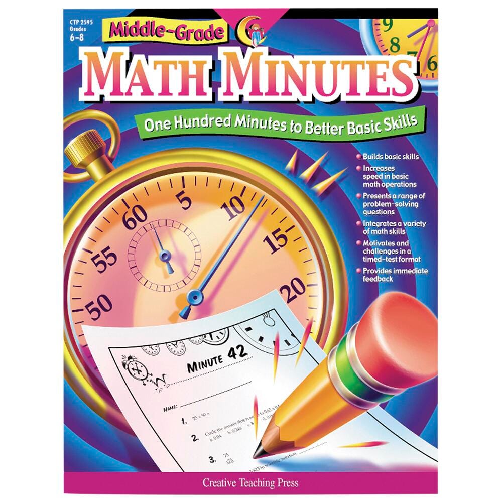 WORKBOOK MATH MINUTES GR 6