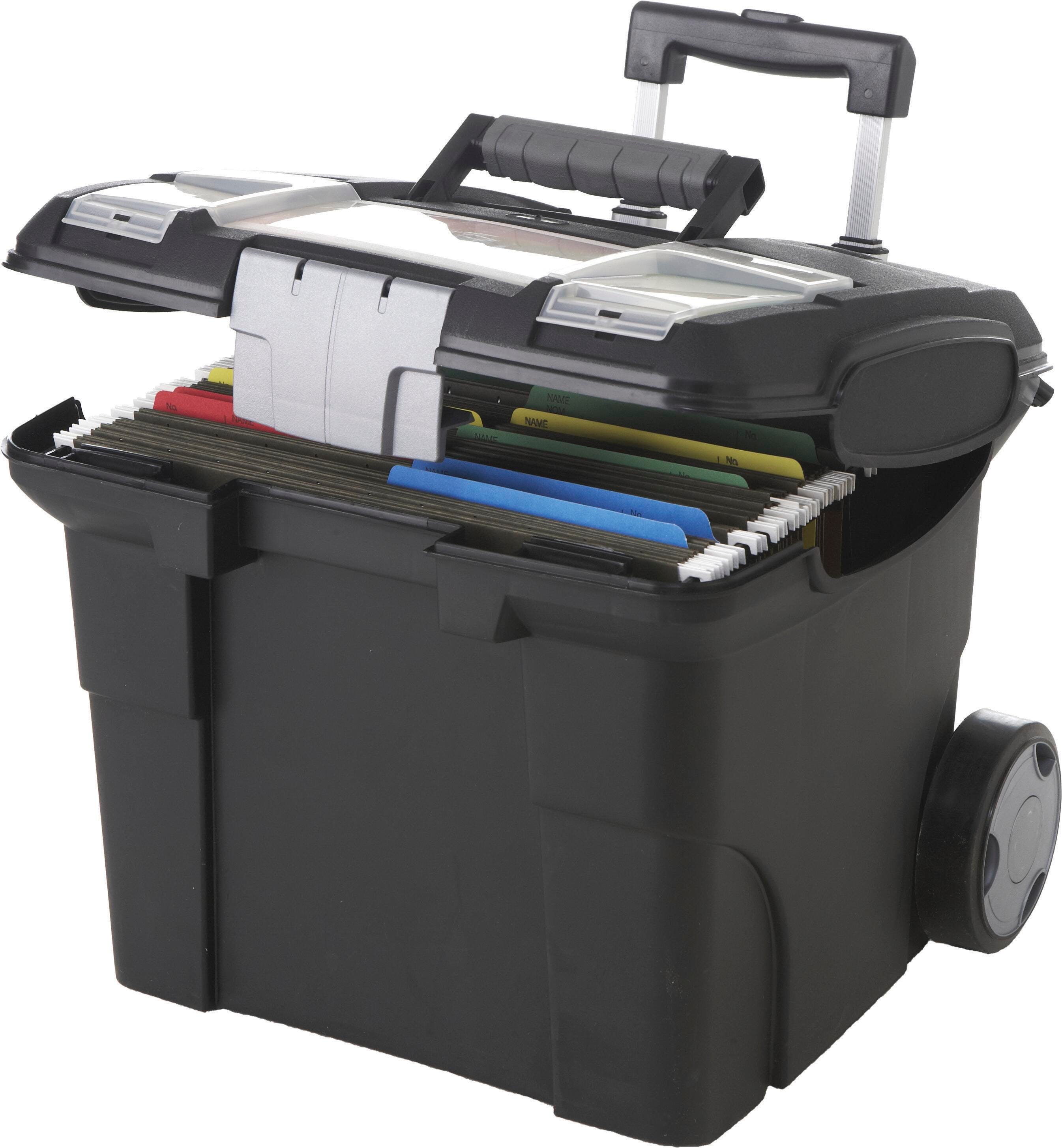 STORAGE CART STOREX PREMIUM FILE ON WHEELS BLACK/GRAY