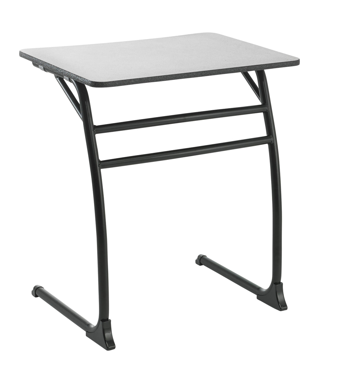 DESK - CLASSROOM SELECT - CONTEMPORARY CANTILEVER - 26 W X 20 D - HARD PLASTIC - SPECIFY TOP COLOR - NONE - POWDERCOAT - SPECIFY FRAME COLOR