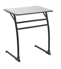 DESK - CLASSROOM SELECT - CONTEMPORARY CANTILEVER - 26 W X 20 D - HARD PLASTIC - SPECIFY TOP COLOR - NONE - POWDERCOAT - SPECIFY FRAME COLOR