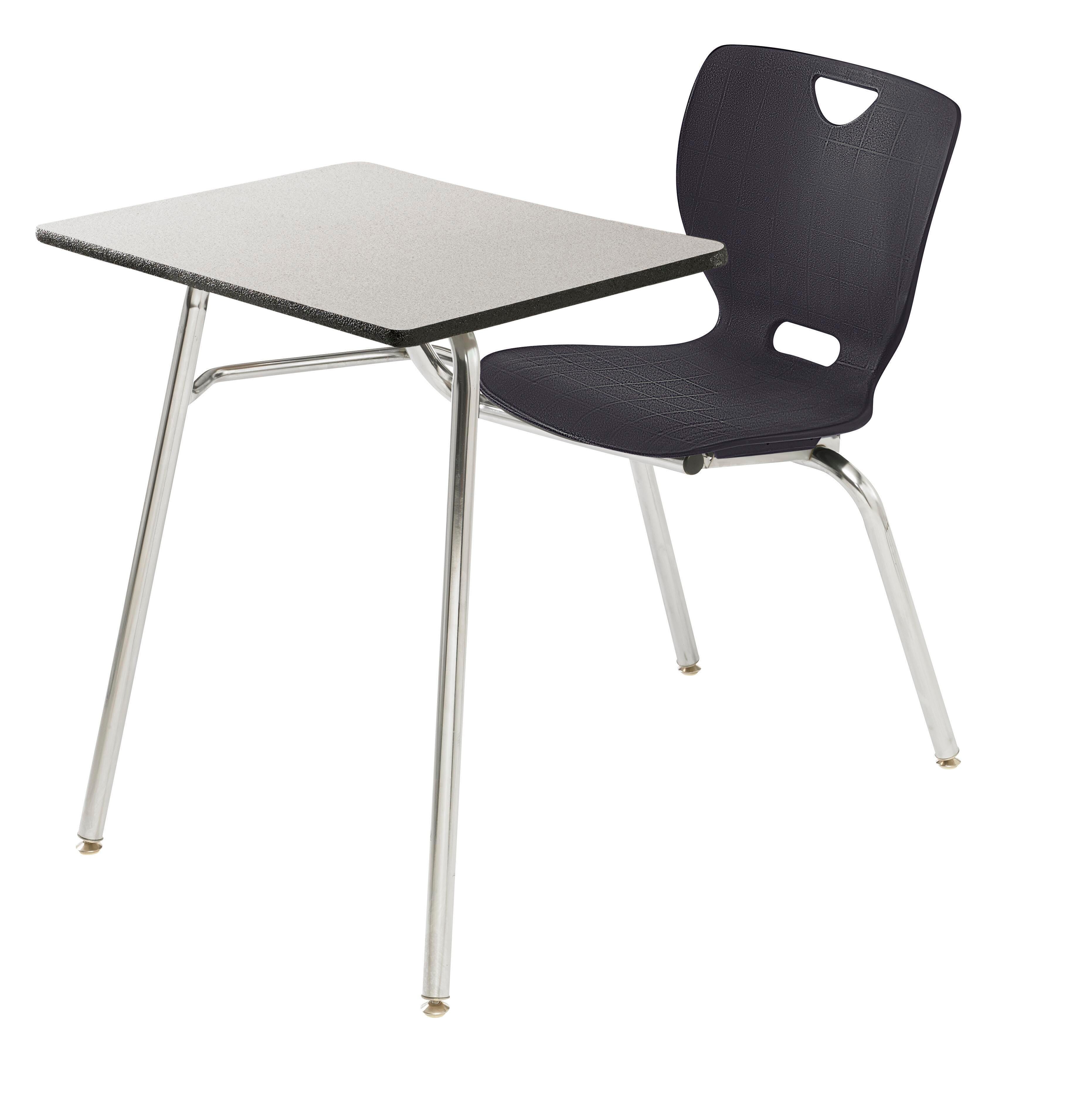 DESK - CLASSROOM SELECT - NEOCLASS 4-LEG COMBO - 18 IN A+ - 18 X 24 IN - LAMINATE - LOCKEDGE - CHROME - SPECIFY SEAT AND BACK COLOR - SPECIFY TOP COLOR - SPECIFY EDGE COLOR