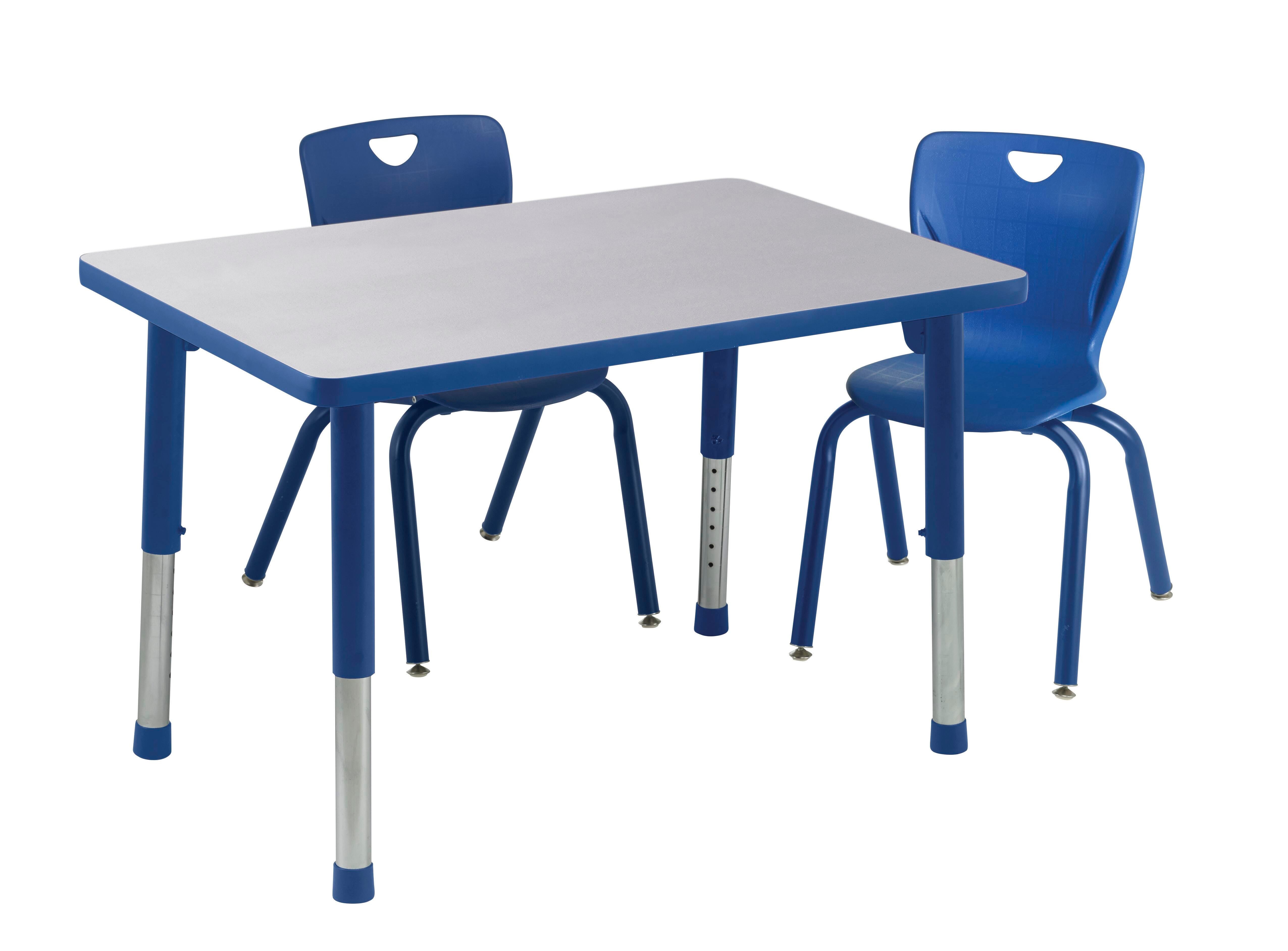 TABLE - CLASSROOM SELECT - RECTANGLE ACTIVITY TABLE - 72 W X 36 D IN - SPECIFY PRODUCT HEIGHT - LAMINATE - T-MOLD - SPECIFY TOP COLOR - SPECIFY EDGE COLOR - SPECIFY LEG COLOR - APOLLO