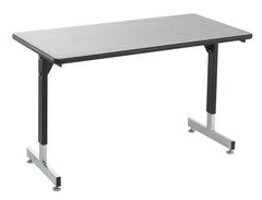 TABLE - CLASSROOM SELECT - RECTANGLE PEDESTAL LEG ACTIVITY TABLE - 72 W X 24 D IN - LAMINATE - LOCKEDGE - SPECIFY TOP COLOR - SPECIFY EDGE COLOR - NYLON GLIDE