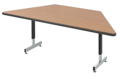 TABLE - CLASSROOM SELECT - TRAPEZOID PEDESTAL LEG TABLE - LAMINATE - LOCKEDGE - SPECIFY TOP COLOR - SPECIFY EDGE COLOR - NYLON GLIDE