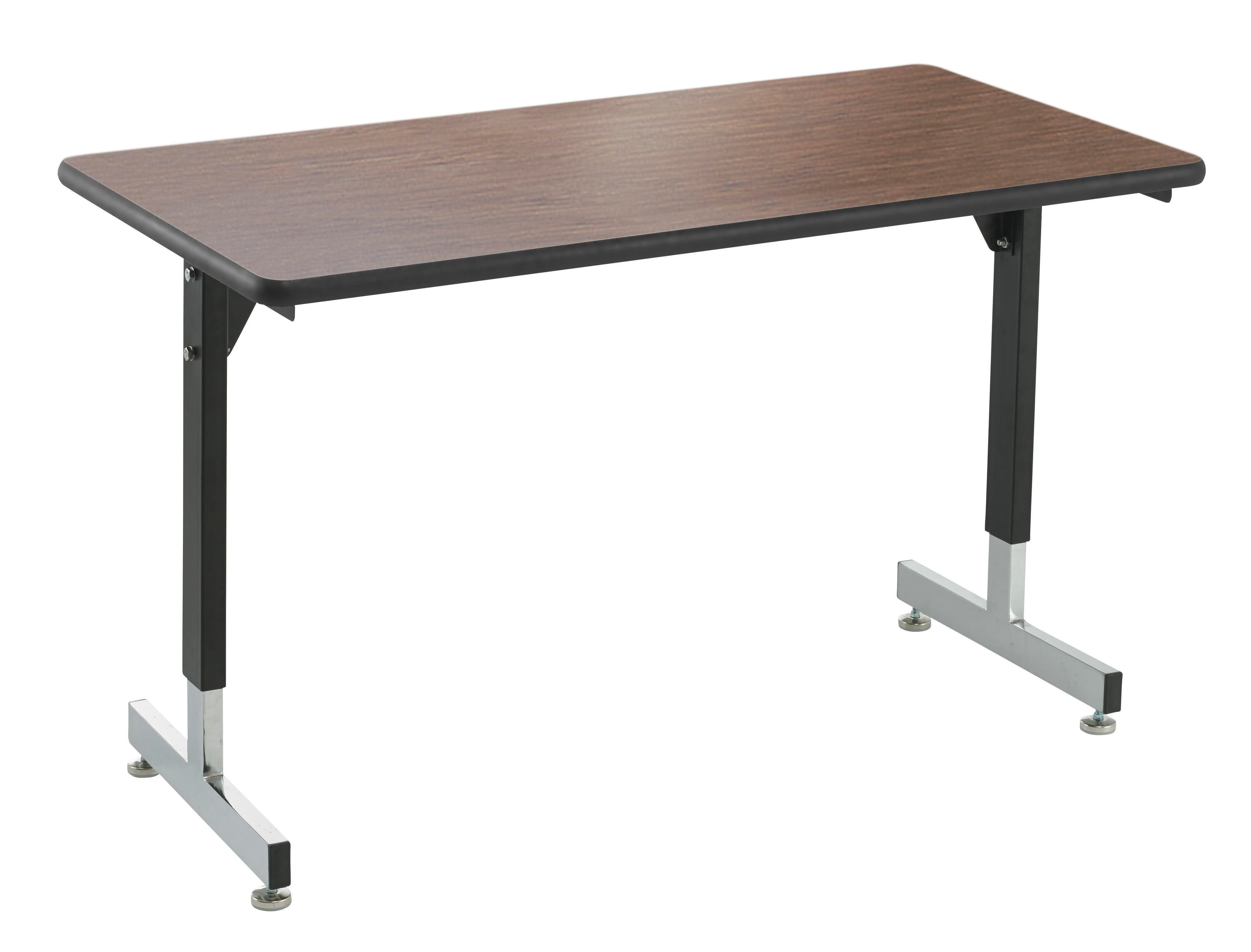 TABLE - CLASSROOM SELECT - RECTANGLE PEDESTAL LEG ACTIVITY TABLE - 48 W X 24 D IN - LAMINATE - T-MOLD - SPECIFY TOP COLOR - SPECIFY EDGE COLOR - NYLON GLIDE