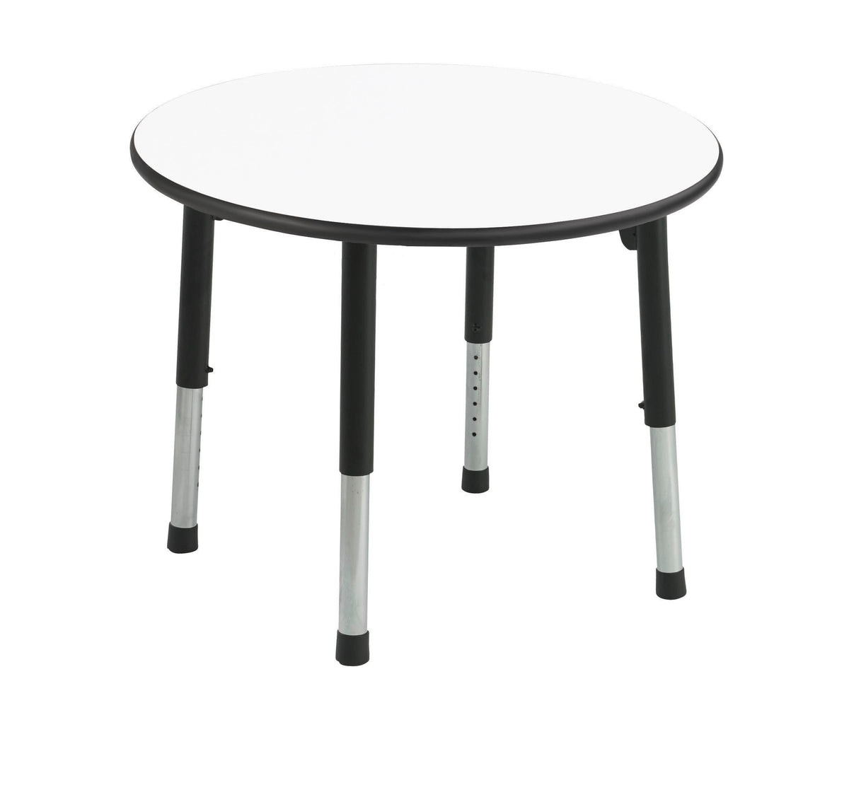 TABLE - CLASSROOM SELECT - ROUND ACTIVITY TABLE - 60 DIA IN - SPECIFY PRODUCT HEIGHT - MARKERBOARD - T-MOLD - SPECIFY TOP COLOR - SPECIFY EDGE COLOR - SPECIFY LEG COLOR - APOLLO