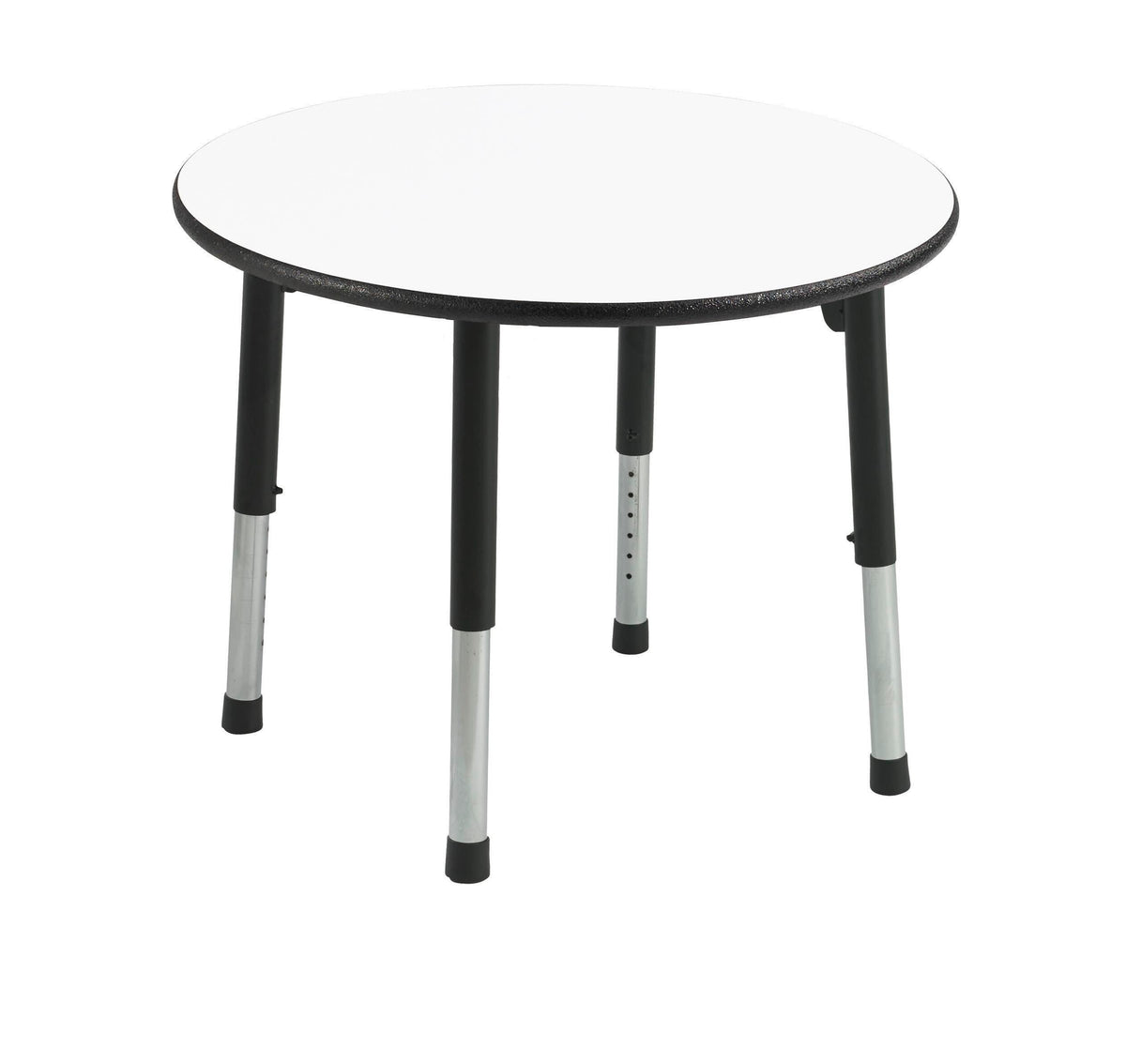 TABLE - CLASSROOM SELECT - ROUND ACTIVITY TABLE - 36 DIA IN - SPECIFY PRODUCT HEIGHT - MARKERBOARD - LOCKEDGE - SPECIFY TOP COLOR - SPECIFY EDGE COLOR - SPECIFY LEG COLOR - APOLLO