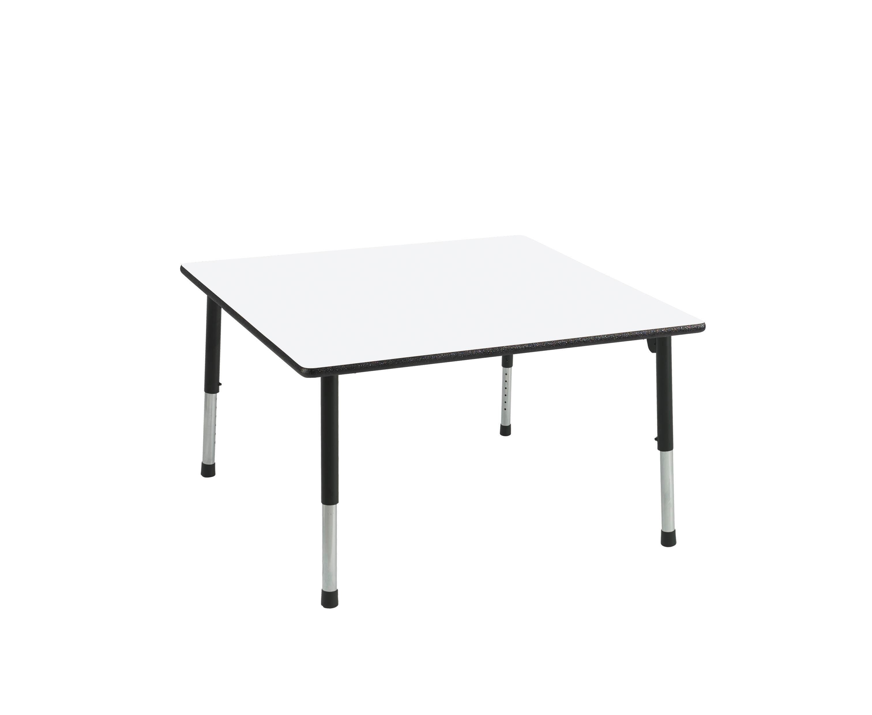 TABLE - CLASSROOM SELECT - SQUARE ACTIVITY TABLE - 36 W X 36 D IN - SPECIFY PRODUCT HEIGHT - MARKERBOARD - LOCKEDGE - SPECIFY TOP COLOR - SPECIFY EDGE COLOR - SPECIFY LEG COLOR - APOLLO