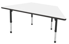 TABLE - CLASSROOM SELECT - TRAPEZOID ACTIVITY TABLE - 48 W X 24 D IN - SPECIFY PRODUCT HEIGHT - MARKERBOARD - LOCKEDGE - SPECIFY TOP COLOR - SPECIFY EDGE COLOR - SPECIFY LEG COLOR - APOLLO
