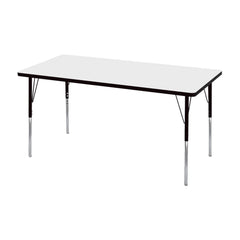 TABLE - CLASSROOM SELECT - RECTANGLE ACTIVITY TABLE - 48 W X 30 D IN - SPECIFY PRODUCT HEIGHT - MARKERBOARD - T-MOLD - SPECIFY TOP COLOR - SPECIFY EDGE COLOR - SPECIFY LEG COLOR - STANDARD