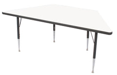 TABLE - CLASSROOM SELECT - TRAPEZOID ACTIVITY TABLE - 60 W X 30 D IN - SPECIFY PRODUCT HEIGHT - MARKERBOARD - LOCKEDGE - SPECIFY TOP COLOR - SPECIFY EDGE COLOR - SPECIFY LEG COLOR - STANDARD