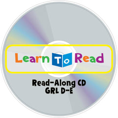 CD LEARN TO READ GUIDED READING READ-ALONG CD GRL D-E