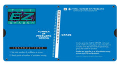 EZ GRADER SLIDECHART LARGE PRINT ROYAL BLUE 10X5