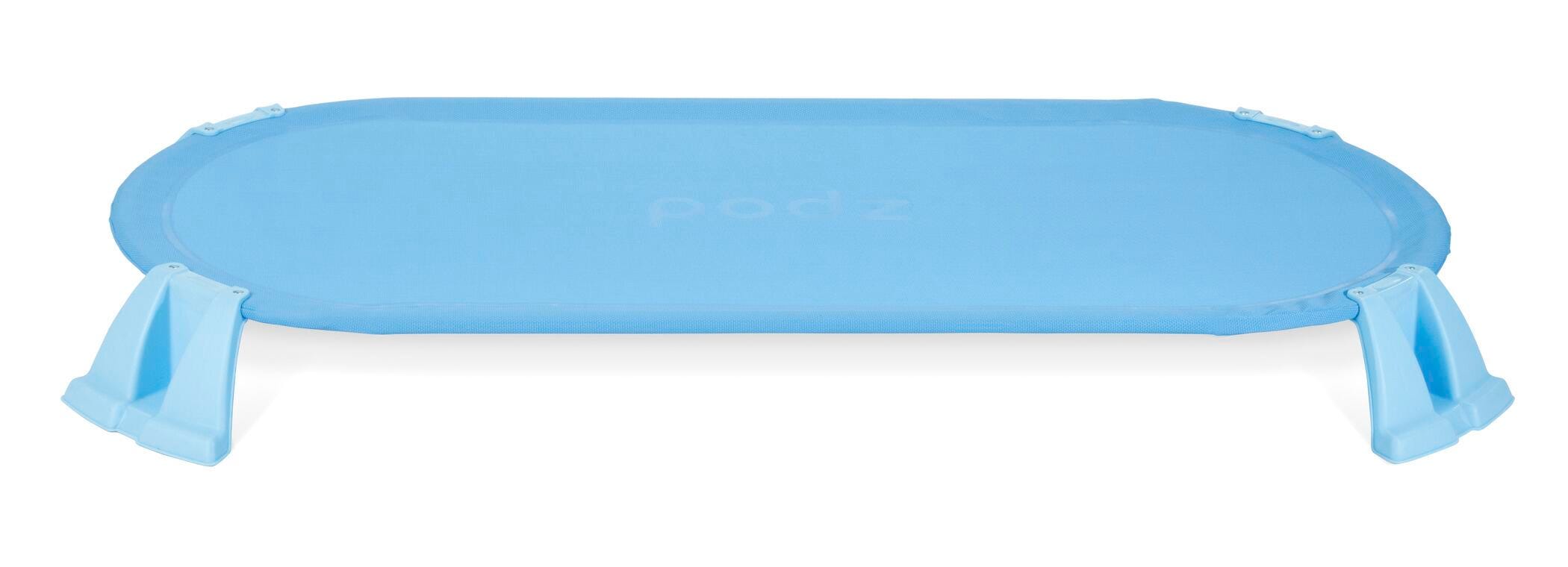 COT PODZ STANDARD BLUE 54-1/4 L X 27-1/8 W X 5 H IN