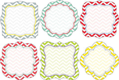 ACCENTS BARKER CREEK BEAUTIFUL CHEVRON SET OF 36