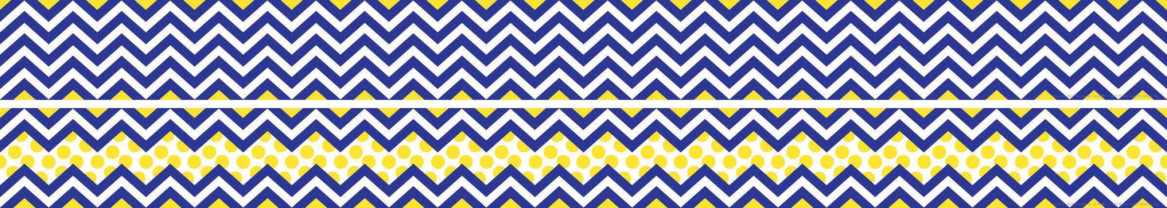 TRIMMER DOUBLE SIDED CHEVRON NAVY