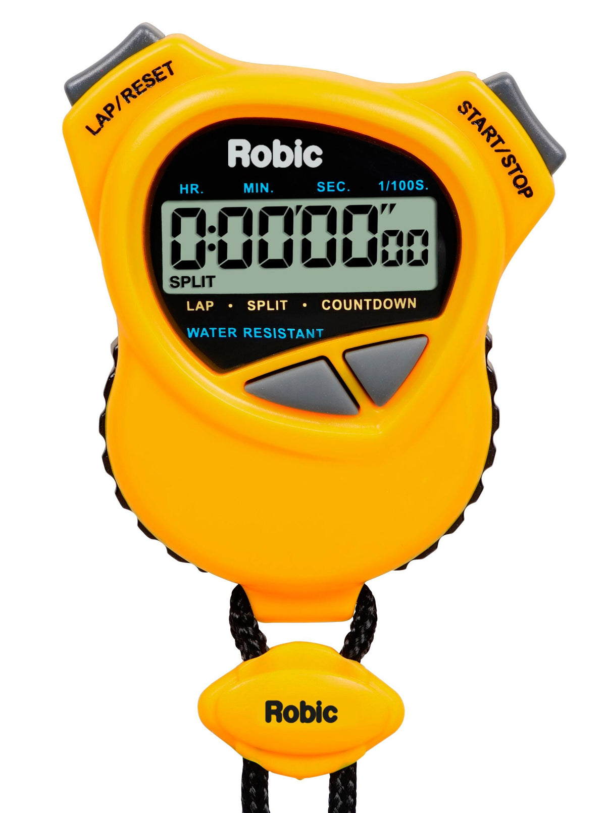 STOPWATCH - DUAL - 1000W W/COUNTDOWN TIMER-YELLOW