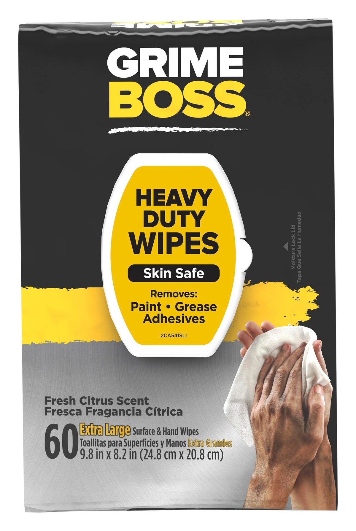 WIPES GRIME BOSS HAND WIPES PACK OF 60