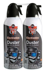 COMPUTER CLEANER DUST OFF 10 OZ PACK OF 2