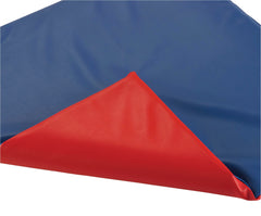 CUSHION FOR CUBES BLUE/RED - 28 X 28 X 1 INCHES