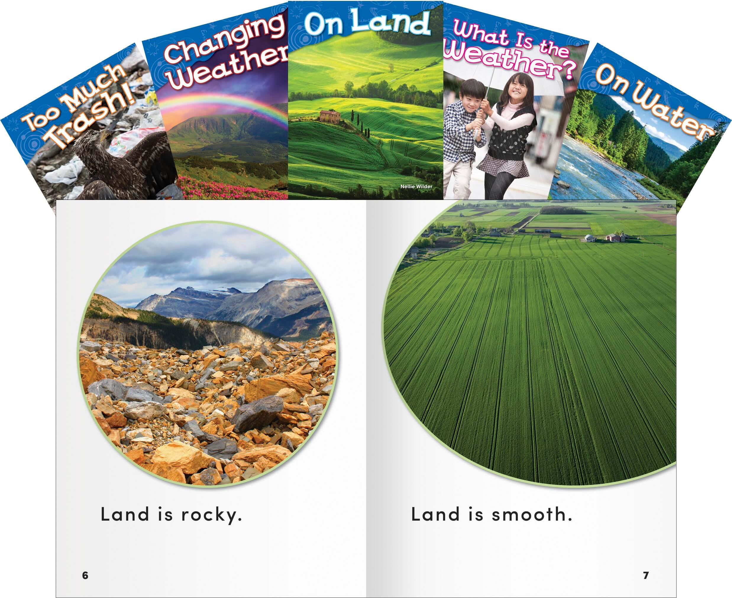 BOOKS EARTH AND SPACE SCIENCE GR K SET OF 5