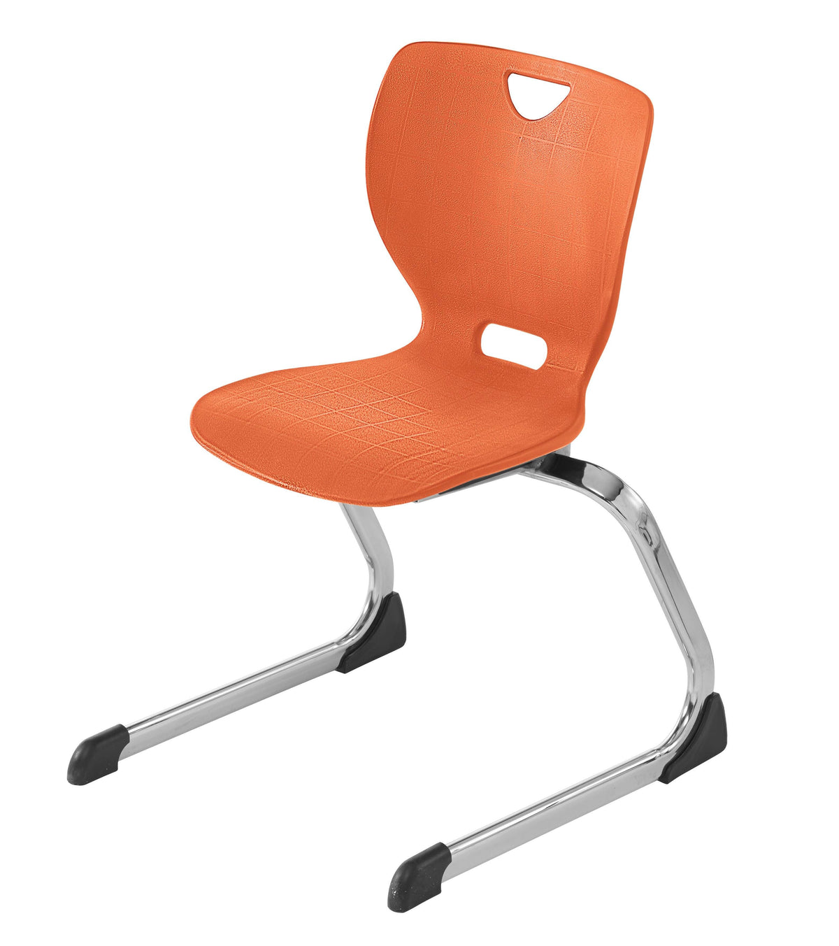 CHAIR - CLASSROOM SELECT - NEOCLASS CANTILEVER CHAIR - 14 IN - SPECIFY SEAT AND BACK COLOR - ELLIPTICAL - SPECIFY FRAME COLOR - SPECIFY GLIDE/CASTER TYPE - CHROME