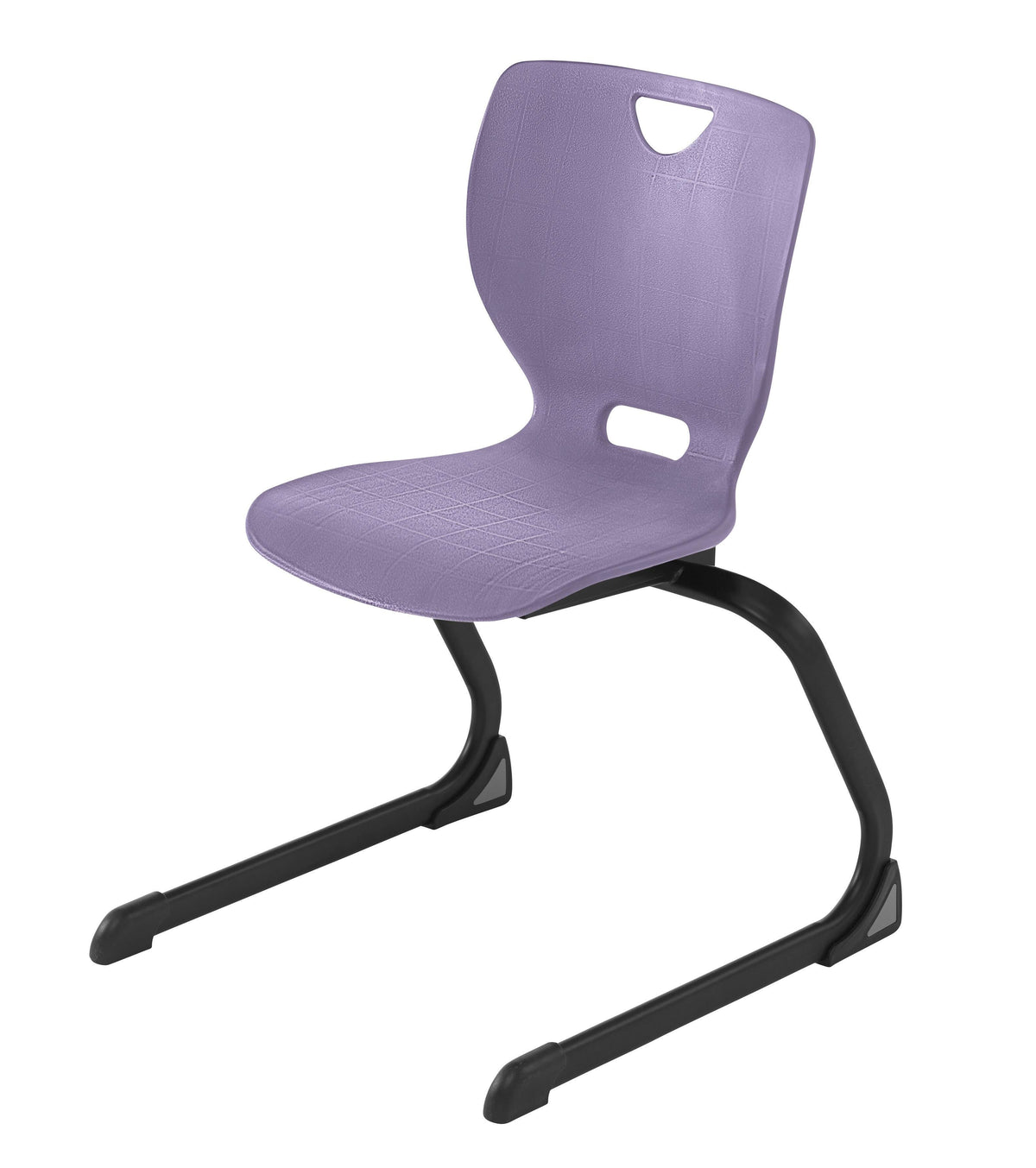 CHAIR - CLASSROOM SELECT - NEOCLASS CANTILEVER CHAIR - 16 IN - SPECIFY SEAT AND BACK COLOR - ELLIPTICAL - SPECIFY FRAME COLOR - SPECIFY GLIDE/CASTER TYPE - POWDERCOAT