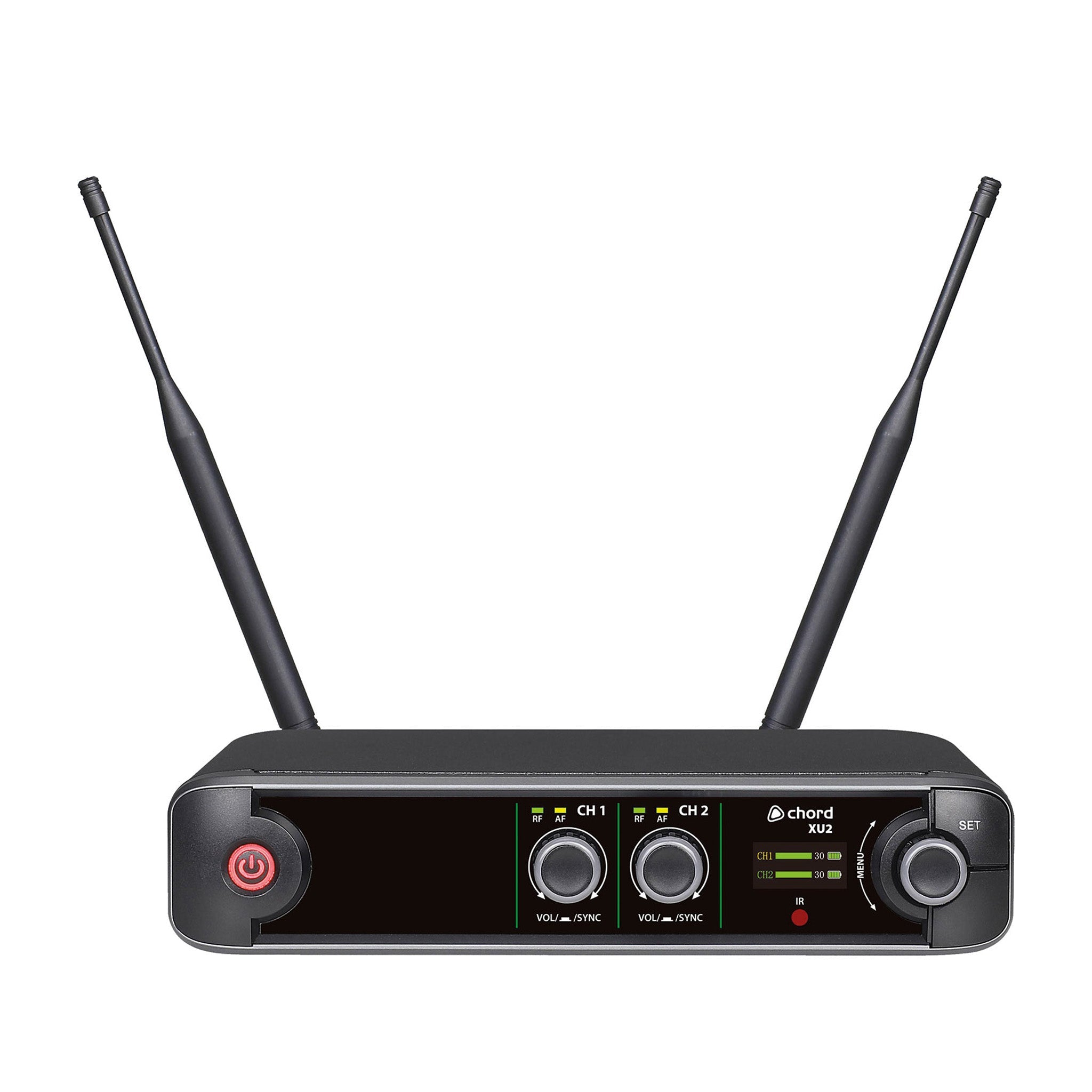 Chord XU series UHF wireless handheld microphone systems – 2 channel