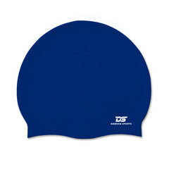 DS Junior Silicone Swimming Cap - Navy Blue