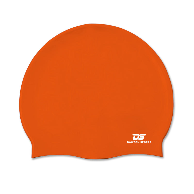 DS Junior Silicone Swimming Cap - Orange