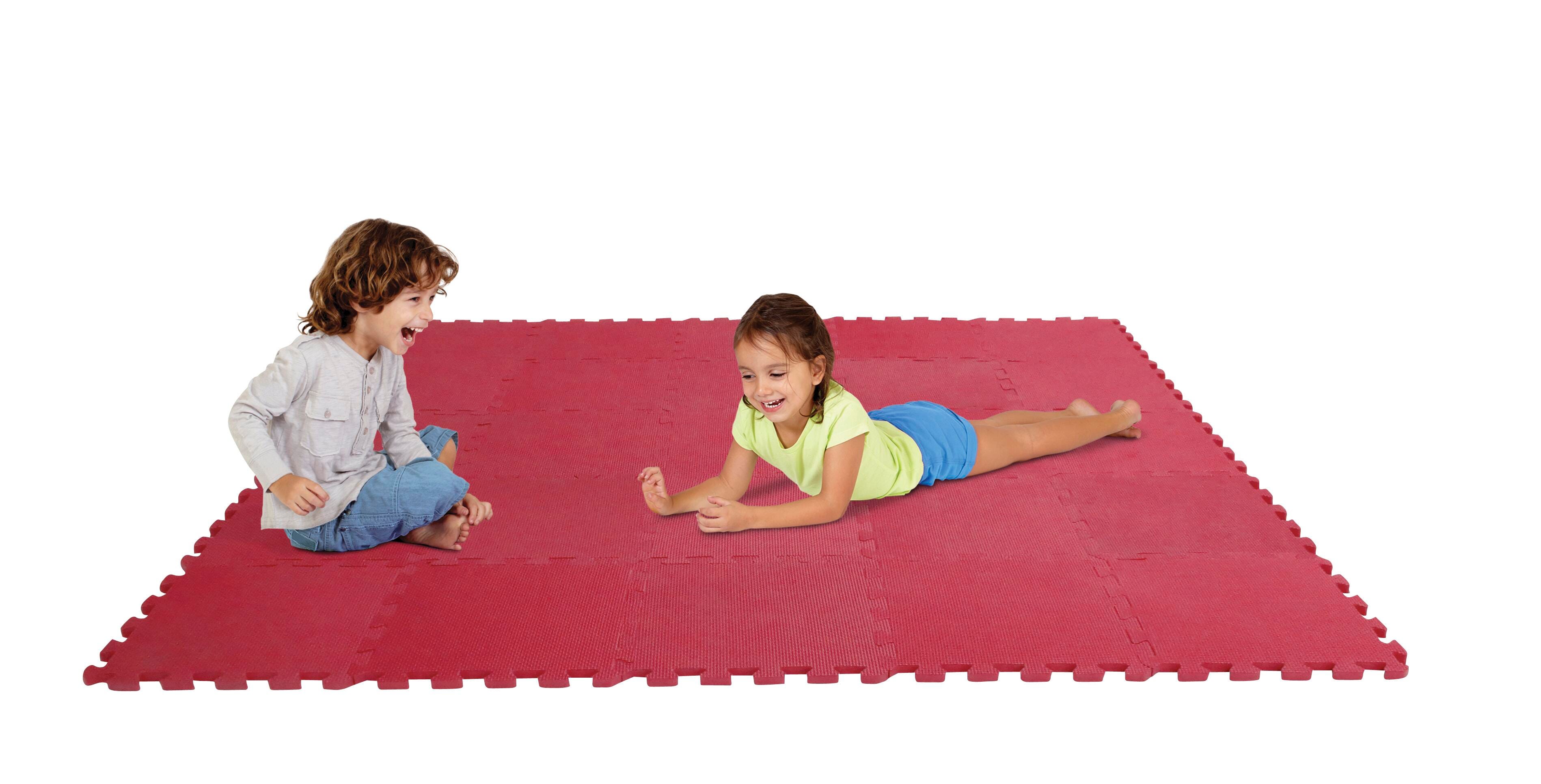 PLAY PUZZLE MAT - RED - SET OF 25