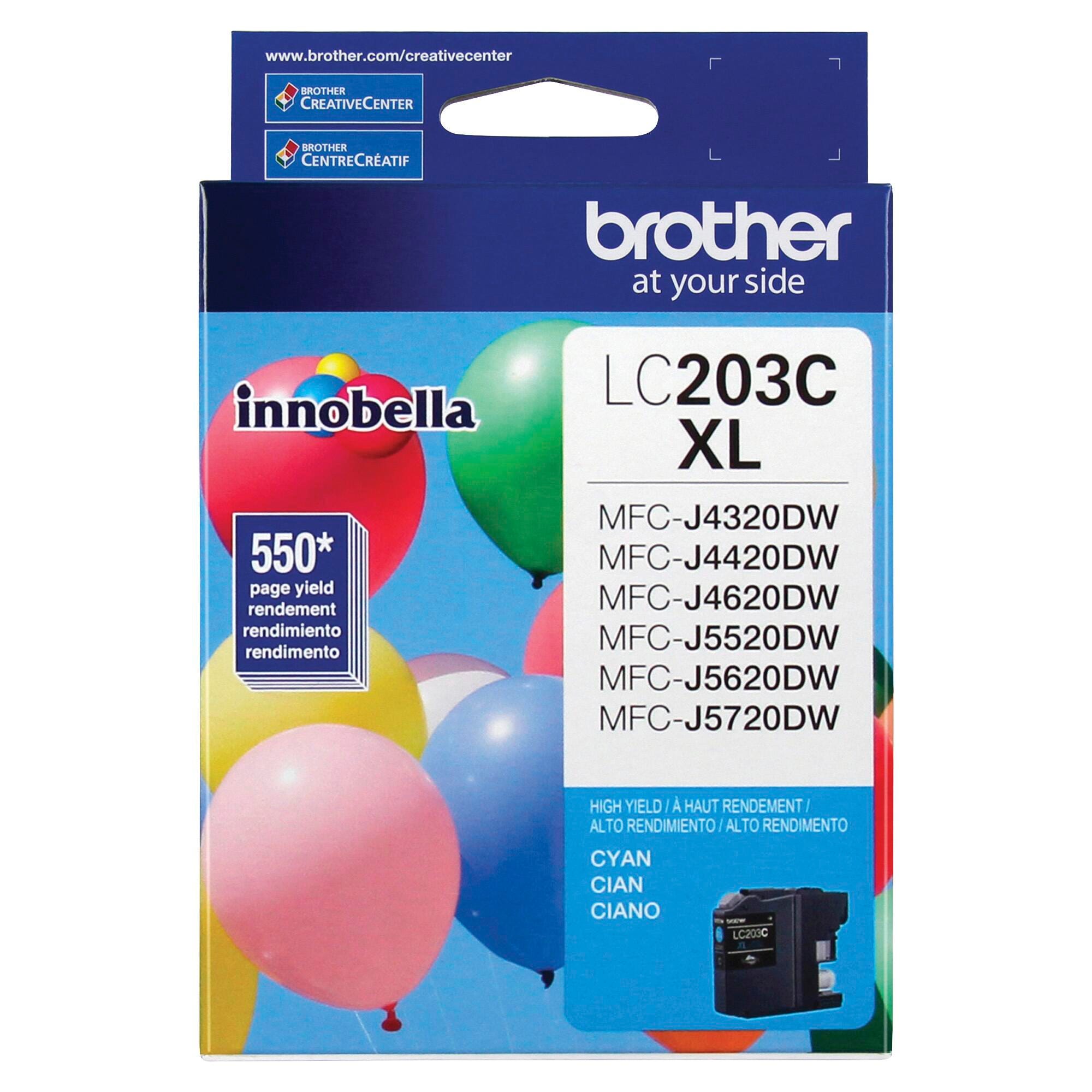 CARTRIDGE INK TONER BROTHER BRTLC203C CYAN