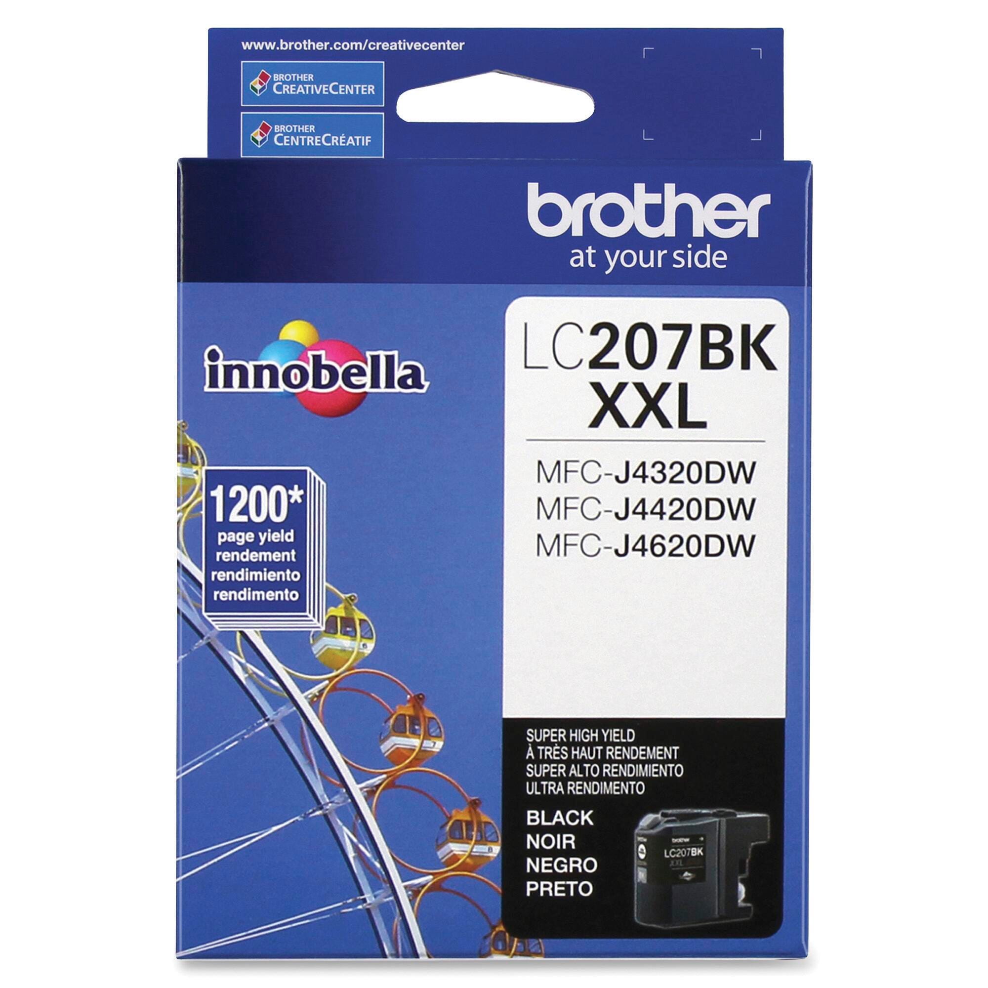 CARTRIDGE INK TONER BROTHER BRTLC207BK BLACK
