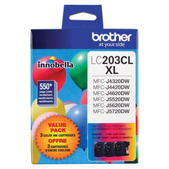 CARTRIDGE INK TONER BROTHER BRTLC2033PKS TRI-COLOR PK OF 3
