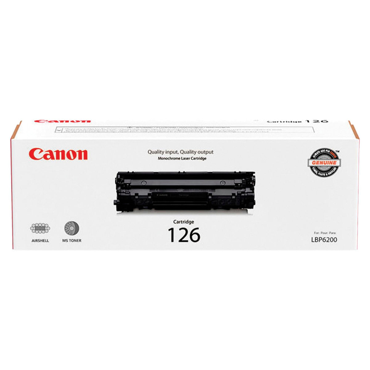 CARTRIDGE INK TONER CANON CNMCARTRIDGE126 BLACK