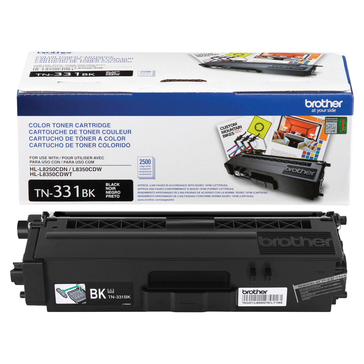 CARTRIDGE INK TONER BROTHER BRTTN331BK BLACK