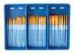 BRUSH SCHOLASTIC CHOICE GOLD TAKLON COMBO SET OF 72